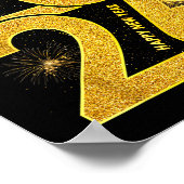 Happy New Year 2026 Firework Family Matching Men W ポスター (角)