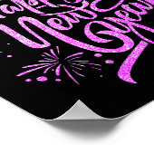 Happy New Year 2026 Fireworksパーティープレミアム ポスター (角)