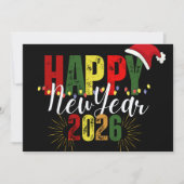 Happy new year 2026 Flat Card (正面)