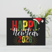Happy new year 2026 Flat Card (スタンド正面)