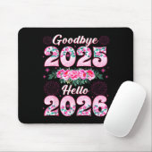 Happy New Year 2026 Floral Goodbye 2025 Hello 2026 マウスパッド (マウス)