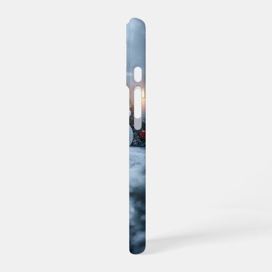 happy new year 2026 frosty calm iPhone 16ケース (左側面)