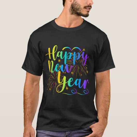 Happy New Year 2026 Funny Family Friend New Year E Tシャツ (正面)