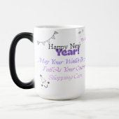 Happy New Year 2026 Funny Quote Gift, モーフィングマグカップ (左)
