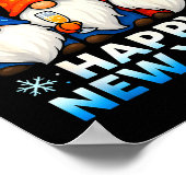 Happy New Year 2026 Gnomes Matching Family New Yea ポスター (角)