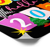 Happy New Year 2026 Goodbye 2025 Hello 2026  ポスター (角)