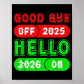 Happy New Year 2026 Goodbye 2025 Hello 2026 Matchi ポスター (正面)
