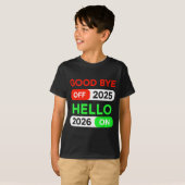 Happy New Year 2026 Goodbye 2025 Hello 2026 Women  Tシャツ (正面フル)