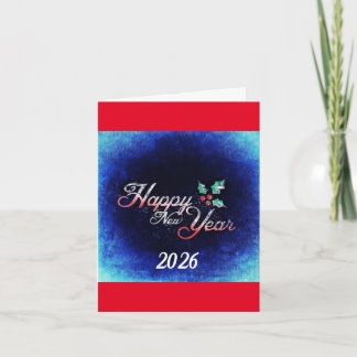 Happy New Year 2026 Holiday Card シーズンカード