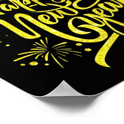 Happy New Year 2026 Loading Fireworks Party Premiu ポスター (角)