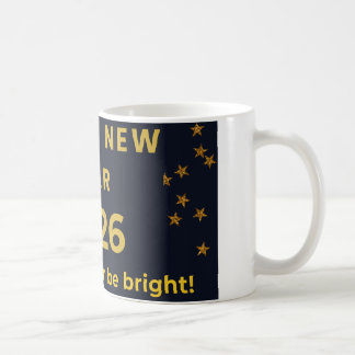 Happy New Year 2026 - May Your Year Be Bright コーヒーマグカップ