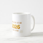 Happy New Year 2026 Mug コーヒーマグカップ (正面右)