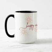 Happy New Year 2026 Mug – Fireworks & Celebration マグカップ (左)