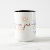 Happy New Year 2026 Mug – Fireworks & Celebration マグカップ (中央)