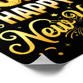 Happy New Year 2026 New Year Party Ballon Family M ポスター (角)