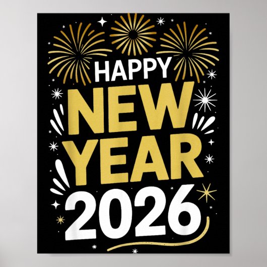 Happy New Year 2026 - New Year's Eve 2026  ポスター (正面)