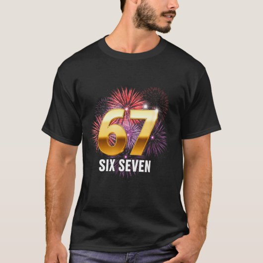 Happy New Year 2026 New Year's Eve Party 67 Six Se Tシャツ (正面)
