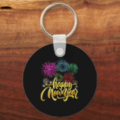 Happy New Year 2026 New Years Eve Party Countdown  キーホルダー (正面)