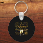 Happy New Year 2026 New Years Eve Party Countdown  キーホルダー (正面)