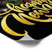 Happy New Year 2026 New Years Eve Party Countdown ポスター (角)