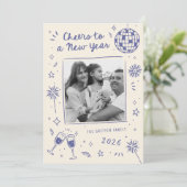 Happy New Year 2026 Photo Blue シーズンカード (スタンド正面)