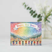 HAPPY NEW YEAR 2026 Postcard ポストカード (スタンド正面)