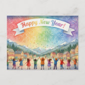 HAPPY NEW YEAR 2026 Postcard ポストカード (正面)