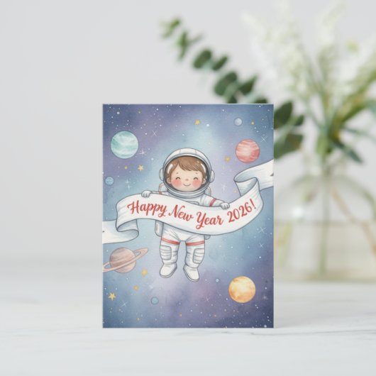 HAPPY NEW YEAR 2026 Postcard ポストカード (スタンド正面)