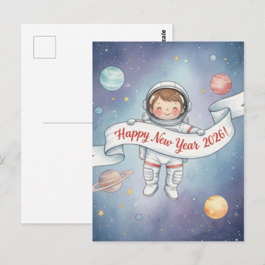 HAPPY NEW YEAR 2026 Postcard ポストカード (正面/裏面)