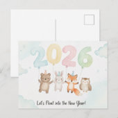 HAPPY NEW YEAR 2026 Postcard ポストカード (正面/裏面)