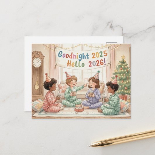 HAPPY NEW YEAR 2026 Postcard ポストカード (正面/裏面インサイチュ)