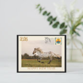 Happy New Year 2026 postcard ポストカード (スタンド正面)