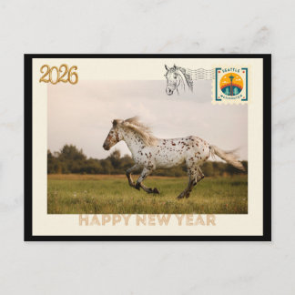 Happy New Year 2026 postcard ポストカード