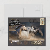 Happy New Year 2026 Postcard ポストカード (正面/裏面)