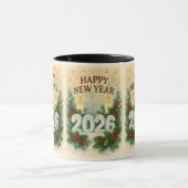 happy new year 2026 premiumcoffee mug マグカップ (中央)
