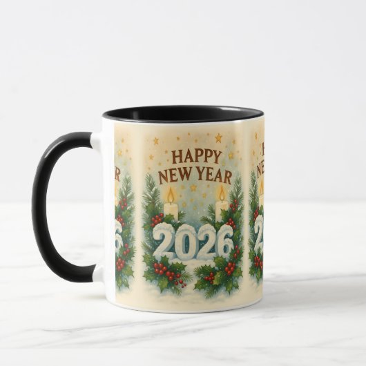 happy new year 2026 premiumcoffee mug マグカップ (左)