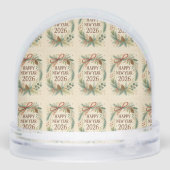 happy new year 2026 rustic snow globe (裏面)