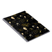 Happy New Year 2026 Seamless Pattern ノートブック (右側)