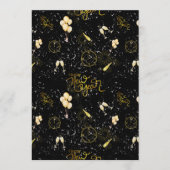 Happy New Year 2026 Seamless Pattern 招待状 (正面)