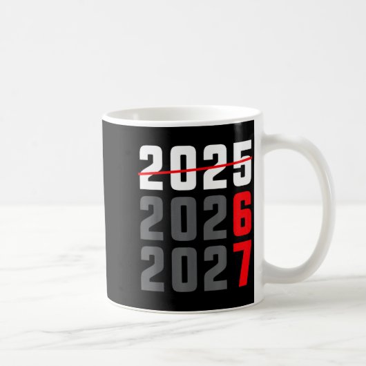 Happy New Year 2026 Shirt Six Seven 67 Meme Gen Al コーヒーマグカップ (右)
