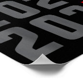 Happy New Year 2026 Shirt Six Seven 67 Meme Gen Al ポスター (角)