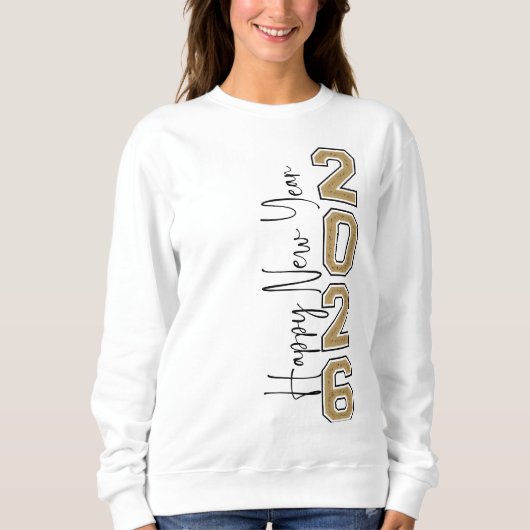 Happy New Year 2026 sweatshirts, New Year Party スウェットシャツ (正面)