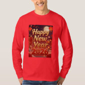 Happy new year 2026 tシャツ (正面)