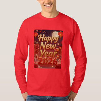 Happy new year 2026 tシャツ