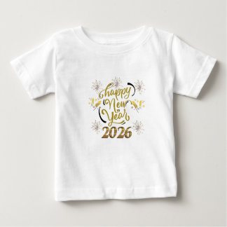 Happy New Year 2026 toddler T-Shirt ベビーTシャツ