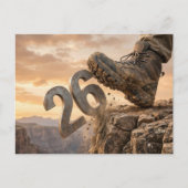 Happy New Year 2027  ポストカード (正面)