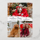 Happy New Year 3の写真 箔シーズンカード (正面)