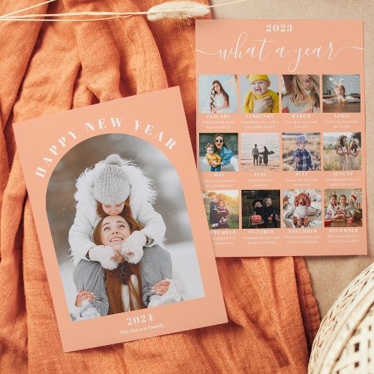 Happy New Year 3月レビューの年13写真桃 シーズンカード