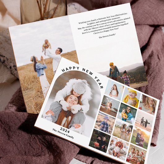 Happy New Year 3月レビューの年15写真黒 シーズンカード