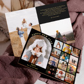 Happy New Year 3月1日レビュー15枚の写真金ゴールド 箔シーズンカード